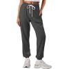 imageATHMILE Baggy Sweatpants for Women with PocketsLounge Womens Pajams PantsWomens Running Joggers Fall Clothes Outfits 2025Balck Grey