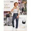imageATHMILE Baggy Sweatpants for Women with PocketsLounge Womens Pajams PantsWomens Running Joggers Fall Clothes Outfits 2025Dark Blue