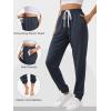 imageATHMILE Baggy Sweatpants for Women with PocketsLounge Womens Pajams PantsWomens Running Joggers Fall Clothes Outfits 2025Dark Blue