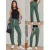 imageATHMILE Baggy Sweatpants for Women with PocketsLounge Womens Pajams PantsWomens Running Joggers Fall Clothes Outfits 2025Green