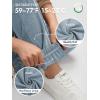 imageATHMILE Baggy Sweatpants for Women with PocketsLounge Womens Pajams PantsWomens Running Joggers Fall Clothes Outfits 2025Grey Blue