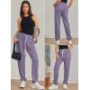 imageATHMILE Baggy Sweatpants for Women with PocketsLounge Womens Pajams PantsWomens Running Joggers Fall Clothes Outfits 2025Light Purple