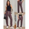imageATHMILE Baggy Sweatpants for Women with PocketsLounge Womens Pajams PantsWomens Running Joggers Fall Clothes Outfits 2025Wine Red