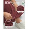 imageATHMILE Sweatpants Women Baggy Lounge Pants Workout Gym Active High Waisted Comfy Joggers for Women Fall Clothes 2025Wine Red