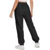 imageATHMILE Sweatpants Women Fleece Pockets Winter Fall Fashion Baggy Lounge Pants JoggersBlack