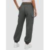 imageATHMILE Womens Cargo Sweatpants Oversized Fleece Joggers Fall Fashion Outfits Y2k Clothes 2024 with PocketsBlackgray