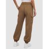 imageATHMILE Womens Cargo Sweatpants Oversized Fleece Joggers Fall Fashion Outfits Y2k Clothes 2024 with PocketsCoffee