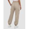 imageATHMILE Womens Cargo Sweatpants Oversized Fleece Joggers Fall Fashion Outfits Y2k Clothes 2024 with PocketsCoffeegrey