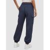 imageATHMILE Womens Cargo Sweatpants Oversized Fleece Joggers Fall Fashion Outfits Y2k Clothes 2024 with PocketsDarkblue