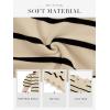 imageATHMILE Womens Puff Short Sleeve Sweater Tops 2025 Spring Summer Fall Trendy Casual T Shirts BlousesAblack Stripe