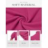 imageATHMILE Womens Puff Short Sleeve Sweater Tops 2025 Spring Summer Fall Trendy Casual T Shirts BlousesChot Pink