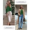 imageATHMILE Womens Sweaters Knit Long Sleeve Pullover Tops Trendy Dressy Business Casual Winter Clothes Outfit Fashion 2025Grey Green