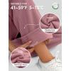 imageATHMILE Womens Sweatpants 2025 Fall Baggy Wide Leg Sweatpant Fleece Lined Straight Leg Sweat PantsDark Pink