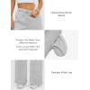imageATHMILE Womens Sweatpants 2025 Fall Baggy Wide Leg Sweatpant Fleece Lined Straight Leg Sweat PantsGrey