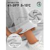 imageATHMILE Womens Sweatpants 2025 Fall Baggy Wide Leg Sweatpant Fleece Lined Straight Leg Sweat PantsGrey