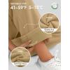 imageATHMILE Womens Sweatpants 2025 Fall Baggy Wide Leg Sweatpant Fleece Lined Straight Leg Sweat PantsLight Brown