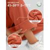 imageATHMILE Womens Sweatpants 2025 Fall Baggy Wide Leg Sweatpant Fleece Lined Straight Leg Sweat PantsOrange
