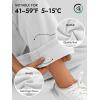 imageATHMILE Womens Sweatpants 2025 Fall Baggy Wide Leg Sweatpant Fleece Lined Straight Leg Sweat PantsWhite