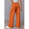 imageATHMILE Womens Wide Leg Sweatpants High Waisted Baggy Pants Fashion Teen Girl Drawstring Athletic JoggersOrange