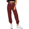imageATHMILE Sweatpants Women Fall Fashion 2025 Baggy Joggers Workout Lounge Lightweight Comfy High Waisted Athletic Sweat PantsWinered