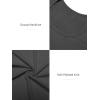 imageATHMILE Womens Long Sleeve Tops Fall Scoop Neck Ribbed Knit Shirts Slim Fitted Casual Basic Tee T Shirt for Women 2025Adark Gray