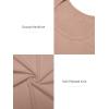 imageATHMILE Womens Long Sleeve Tops Fall Scoop Neck Ribbed Knit Shirts Slim Fitted Casual Basic Tee T Shirt for Women 2025Apink
