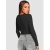 imageATHMILE Womens Long Sleeve Tops Fall Scoop Neck Ribbed Knit Shirts Slim Fitted Casual Basic Tee T Shirt for Women 2025Bblack