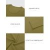 imageATHMILE Womens Long Sleeve Tops Fall Scoop Neck Ribbed Knit Shirts Slim Fitted Casual Basic Tee T Shirt for Women 2025Bolive Green
