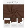 imageATHMILE Womens Long Sleeve Tops Fall Scoop Neck Ribbed Knit Shirts Slim Fitted Casual Basic Tee T Shirt for Women 2025Cbrown