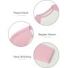 imageATHMILE Womens Short SleeveLong Sleeve Cropped Tops Slim Fit Stretchy Color Block Slightly Shirts Y2k Fashion Clothes2beige Pink Combo