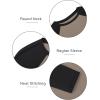 imageATHMILE Womens Short SleeveLong Sleeve Cropped Tops Slim Fit Stretchy Color Block Slightly Shirts Y2k Fashion Clothes2mocha Black Combo