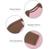 imageATHMILE Womens Short SleeveLong Sleeve Cropped Tops Slim Fit Stretchy Color Block Slightly Shirts Y2k Fashion Clothes2pink Brown Combo
