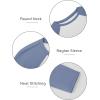imageATHMILE Womens Short SleeveLong Sleeve Cropped Tops Slim Fit Stretchy Color Block Slightly Shirts Y2k Fashion Clothes2white Blue Combo