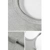 imageATHMILE Women Tank Top Sleeveless Scoop Neck Form Fitting Ribbed Knit Basic Cami Shirts2 Full Length Grey