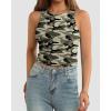 imageATHMILE Womens Double Lined Crop Tank Tops Casual Basic Shirts Sleeveless Workout Tops Cute Summer Clothes Teen GirlsCamo