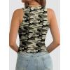 imageATHMILE Womens Double Lined Crop Tank Tops Casual Basic Shirts Sleeveless Workout Tops Cute Summer Clothes Teen GirlsCamo