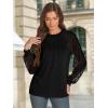 imageATHMILE Womens Long Sleeve Shirts Lace Tops Business Casual Outfits Dressy Fall Fashion BlousesBlack