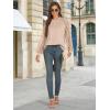 imageATHMILE Womens Long Sleeve Shirts Lace Tops Business Casual Outfits Dressy Fall Fashion BlousesOatmeal