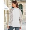 imageATHMILE Womens Long Sleeve Shirts Lace Tops Business Casual Outfits Dressy Fall Fashion BlousesWhite