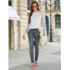 imageATHMILE Womens Long Sleeve Shirts Lace Tops Business Casual Outfits Dressy Fall Fashion BlousesWhite