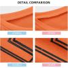 imageATHMILE Womens Oversized T Shirts Loose Fit Crewneck Short Sleeve Tops Summer Casual Blouse Y2K 2025 Basic Tee BeachOrange