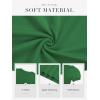 imageATHMILE Womens Summer Tops V Neck T Shirts Swiss Dot Puff Sleeve Tops Loose Casual TshirtsGreen