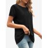 imageATHMILE Womens T Shirt Summer Tops Short Sleeve Fashion School Teachers Clothes 2025 Spring Beach Vacation TrendyBlack