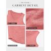 imageATHMILE Womens Tank Top V Neck Flowy Summer Tee Shirts Casual Basic Solid Color Trendy Beach Sleeveless Tops 2025Coral