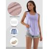 imageATHMILE Womens Tank Tops Sleeveless Eyelet Embroidery Scoop Neck Loose Fit Casual Summer Flowy BeachPurple
