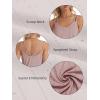 imageATHMILE Womens Tank Tops Sleeveless Summer Top Spaghetti Strap Spring Shirt Loose Fit Beach Vacation 2025 CasualDark Pink