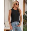 imageATHMILE Womens Tank Tops Summer Spring Sleeveless Casual Cute Basic Trendy Loose Flowy Beach Shirt Vacation Outfits 2025Black