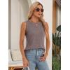 imageATHMILE Womens Tank Tops Summer Spring Sleeveless Casual Cute Basic Trendy Loose Flowy Beach Shirt Vacation Outfits 2025Grey Purple
