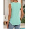 imageATHMILE Womens Tank Tops Summer Spring Sleeveless Casual Cute Basic Trendy Loose Flowy Beach Shirt Vacation Outfits 2025Mint Green