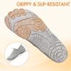 imageATHMILE Barefoot Water Shoes for Women Men Hiking Aqua Swim Beach Pool River Boat Travel WalkingGreyknit